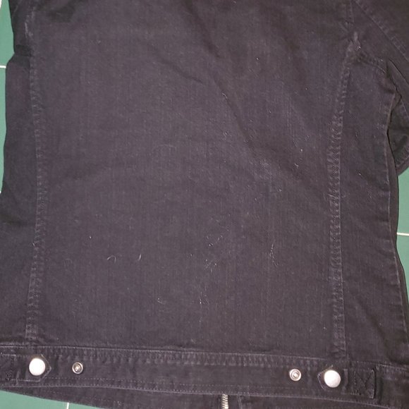 Black jean jacket - Picture 4 of 5